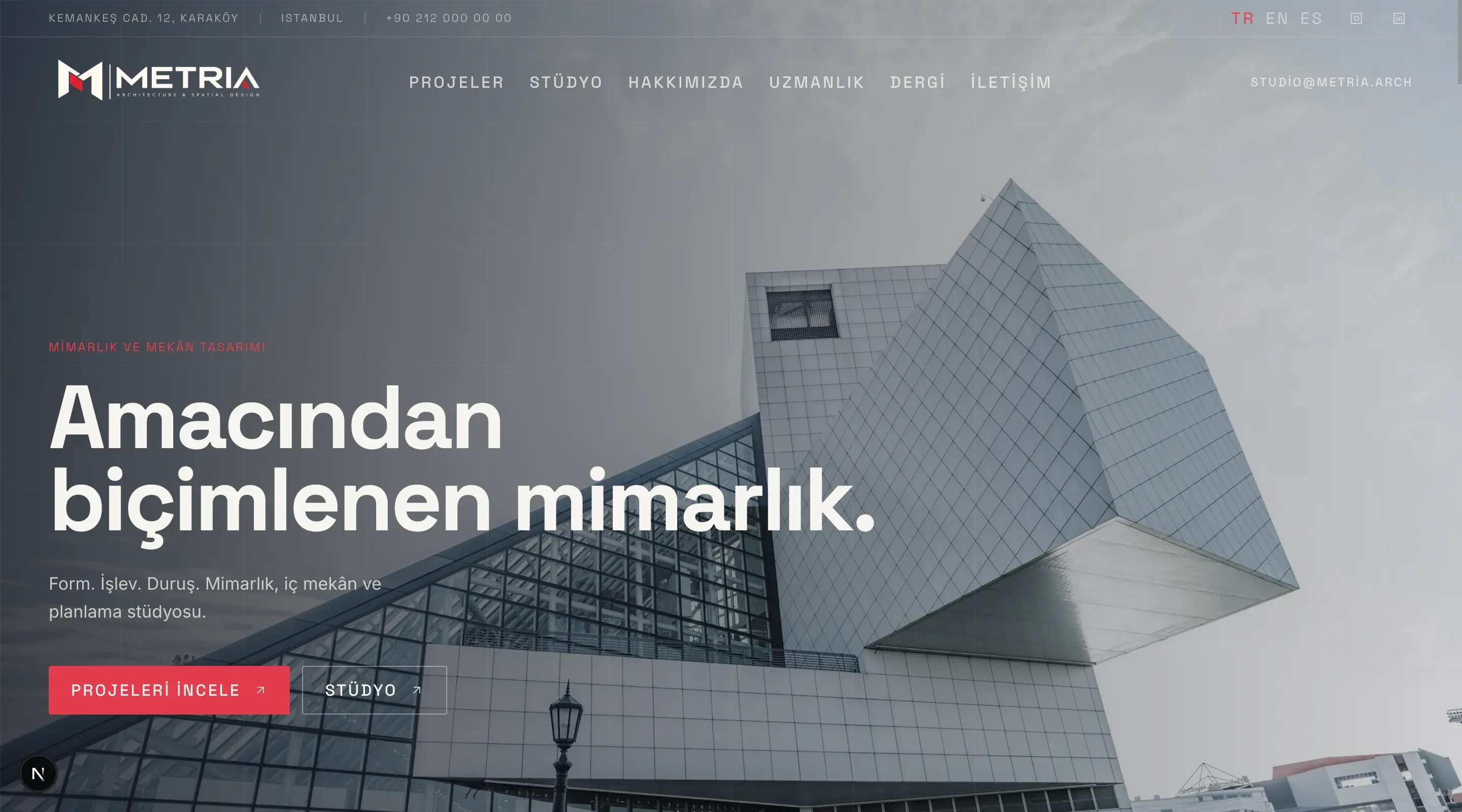 Metria | Architecture & Spatial Design