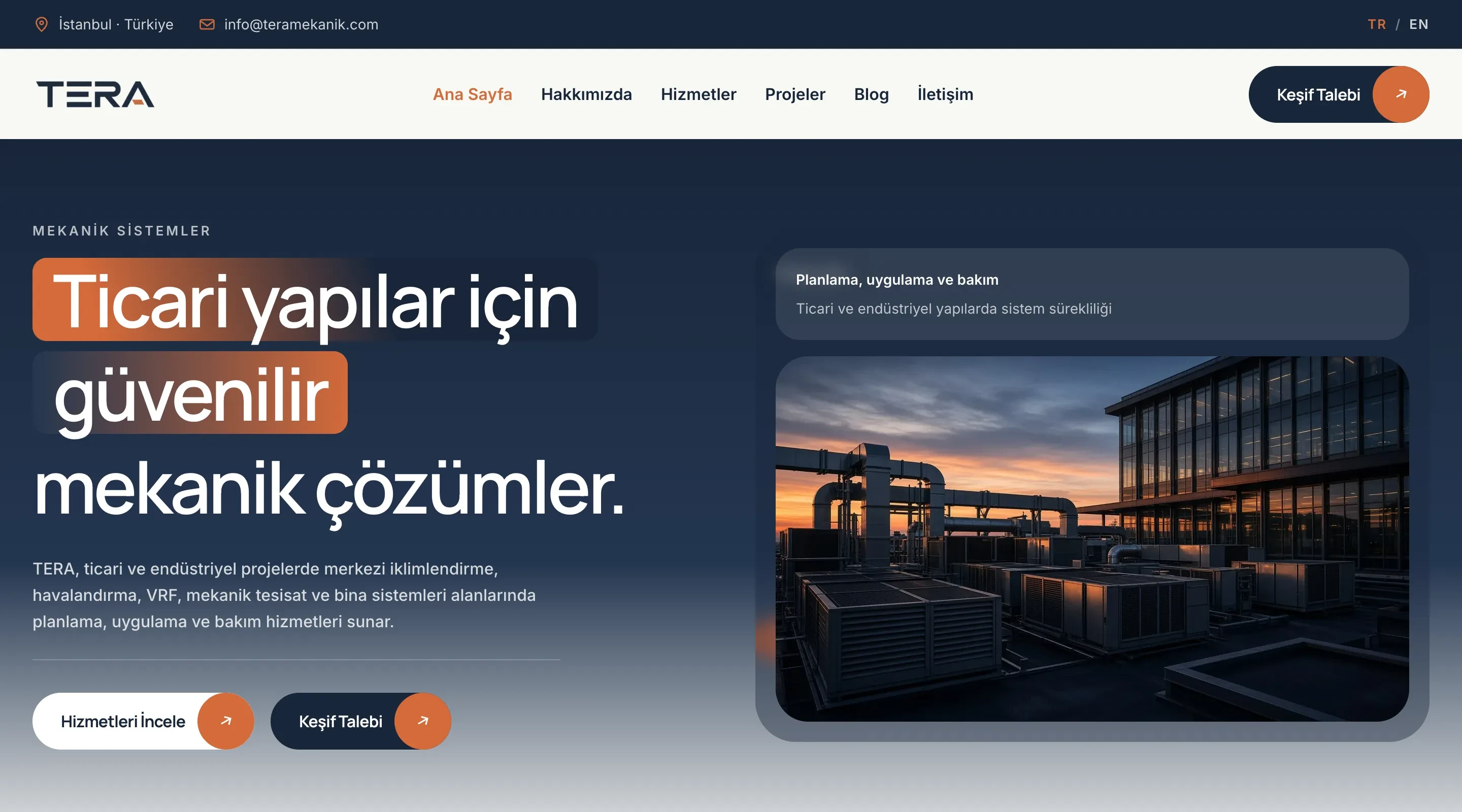 TERA İklimlendirme & Mekanik Sistemler