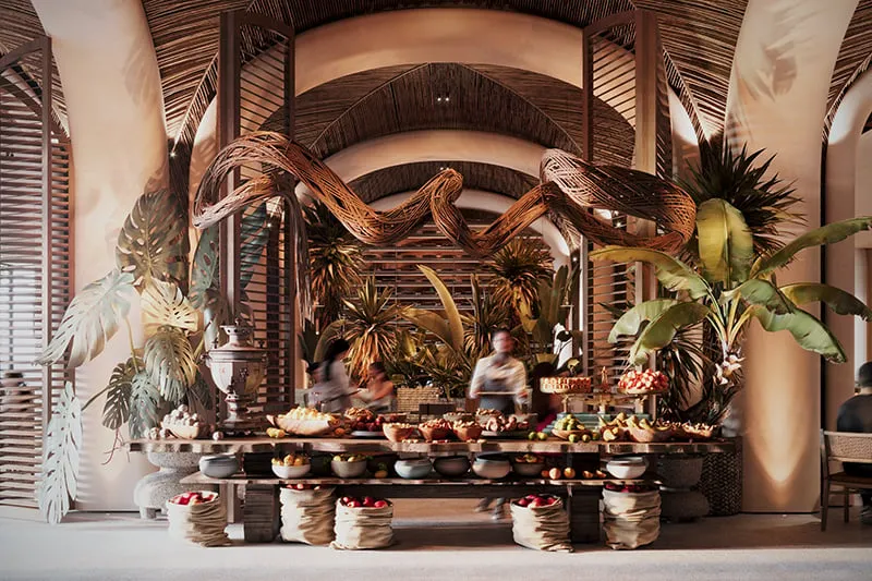 new restaurant, SANA