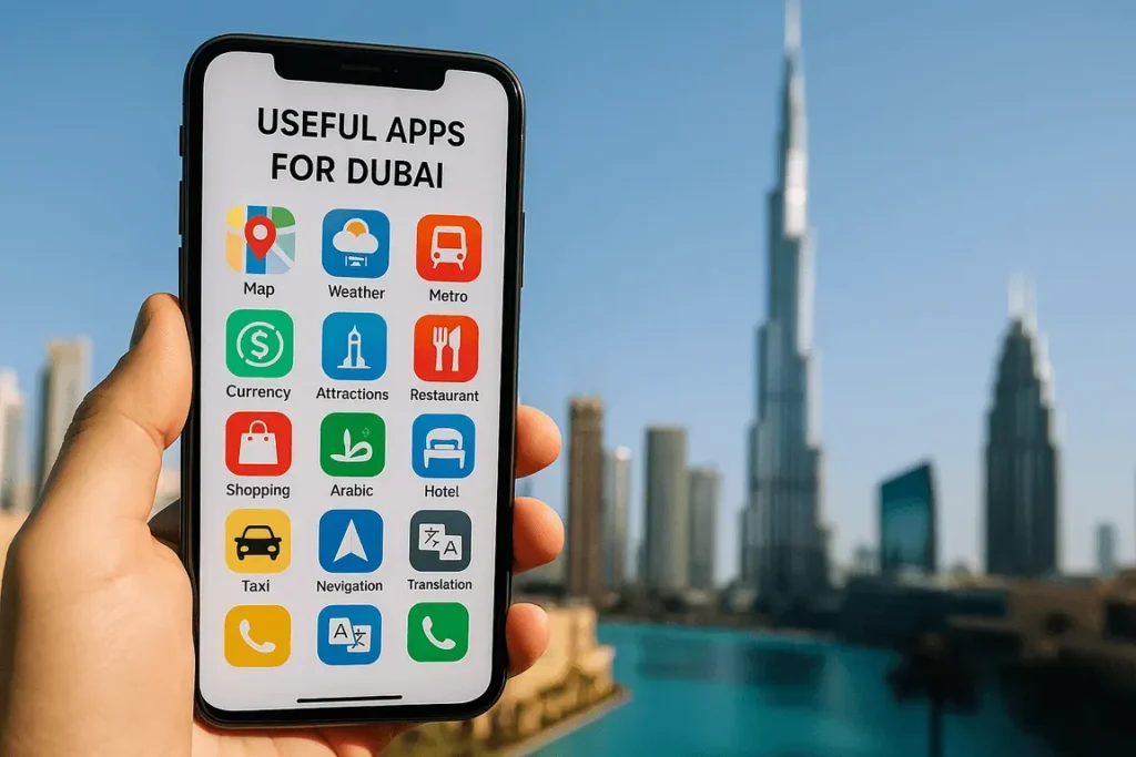 apps for tourists in Dubai