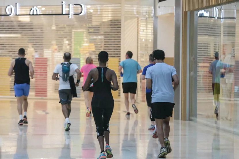 free indoor walking club