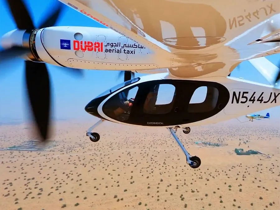 first air taxi test flight