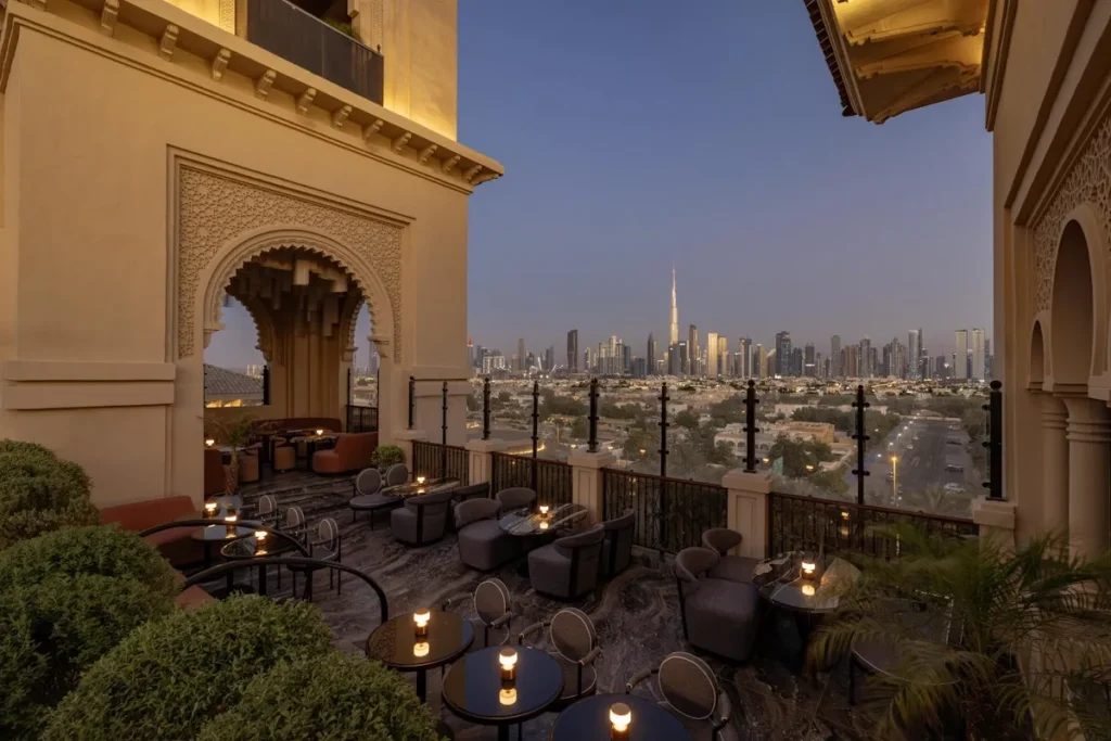 rooftop dining in the UAE