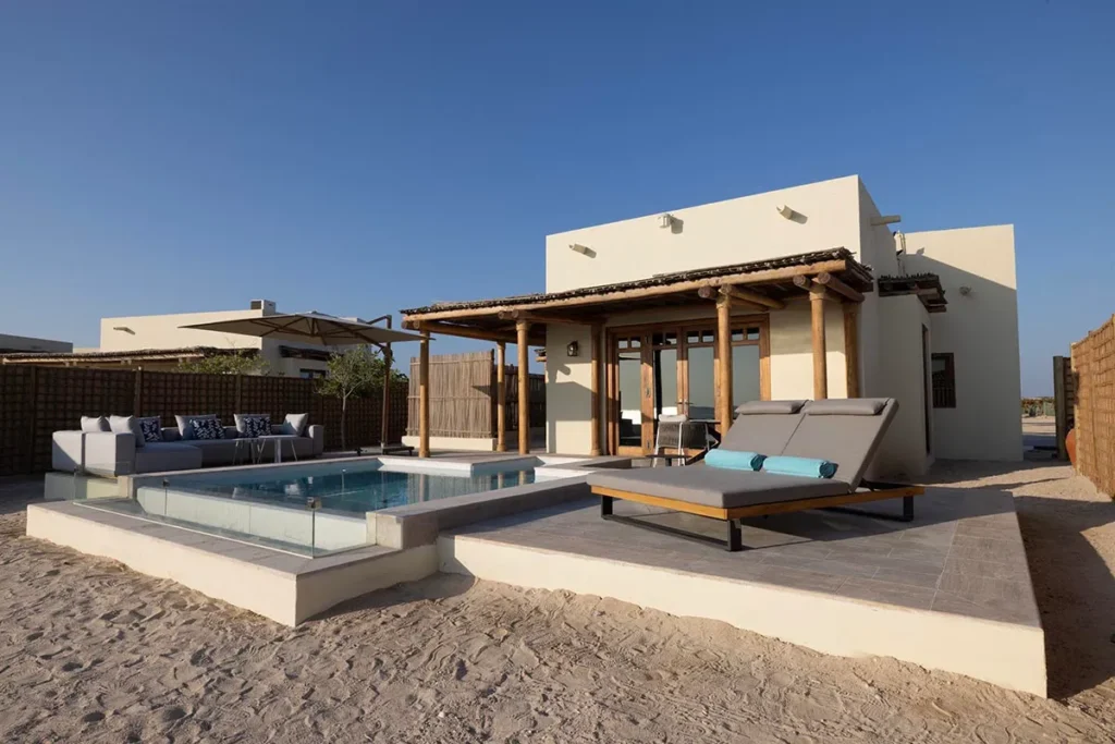 best resort on Sir Bani Yas Island
