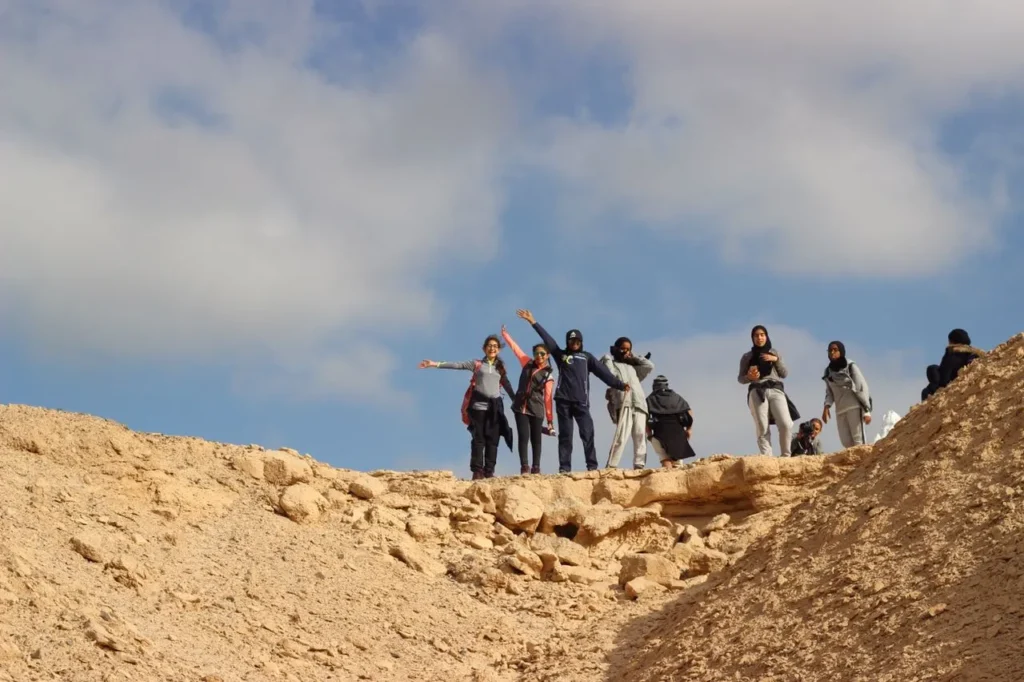 morning walk in Sir Bani Yas Island