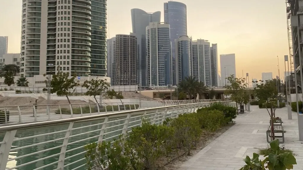 morning walk in Abu Dhabi