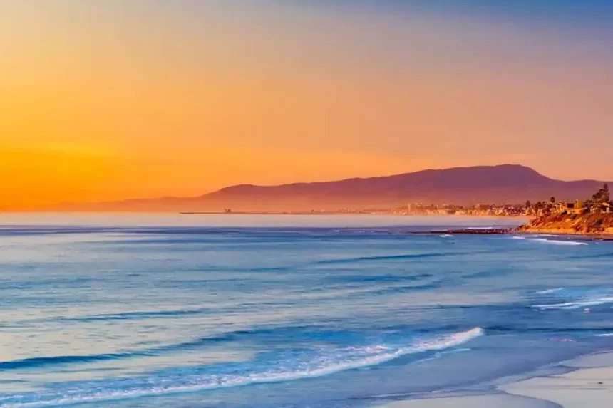 sunset in Sir Bani Yas Island