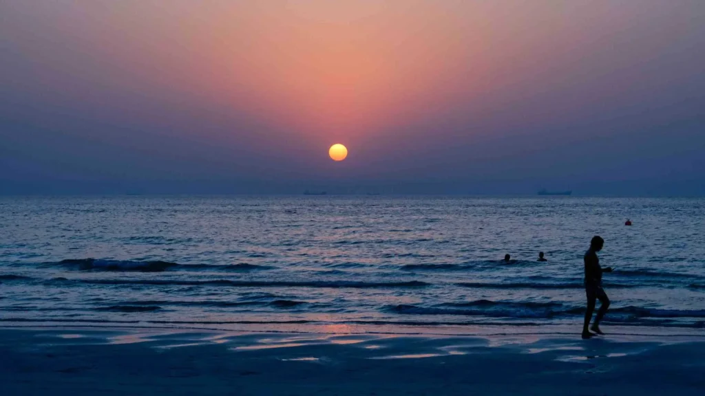 sunset in Ajman