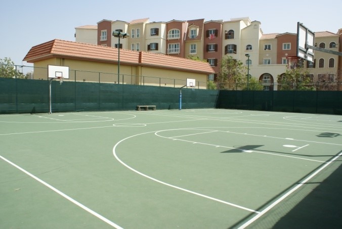 free sports courts in Dubai