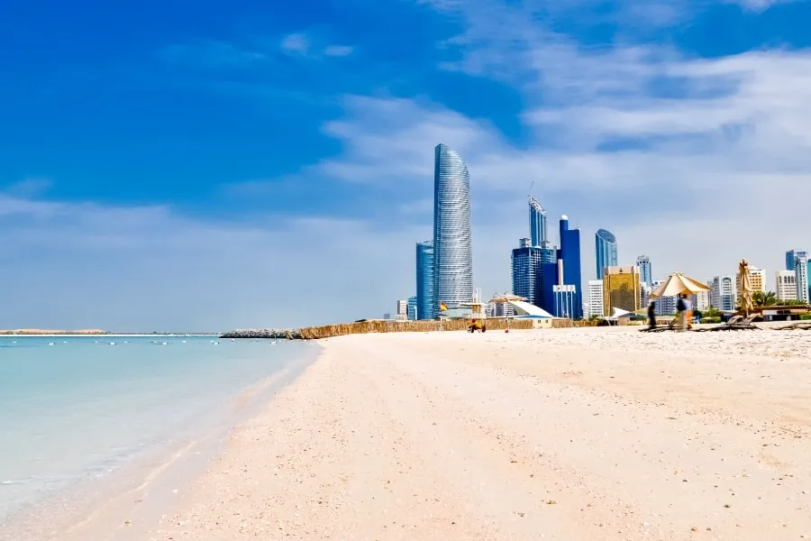 beaches in Abu Dhabi