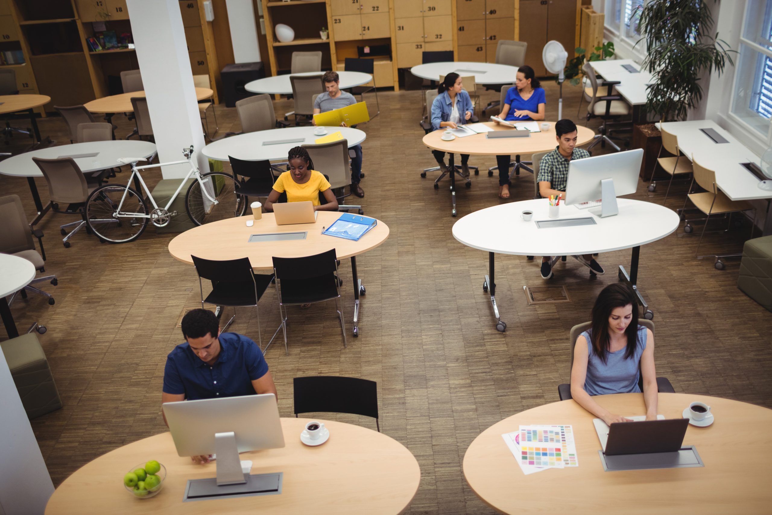 Shared working spaces