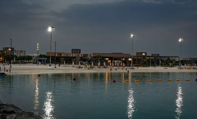 Night Swimming at Marsana East Beach in Abu Dhabi Now Open: Dive Into an Illuminated Summer Experience