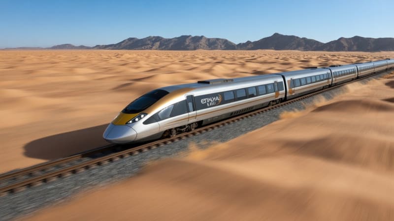 Powerful Progress Unveiled: Etihad Rail Stations and Where the First 11 Will Be Located