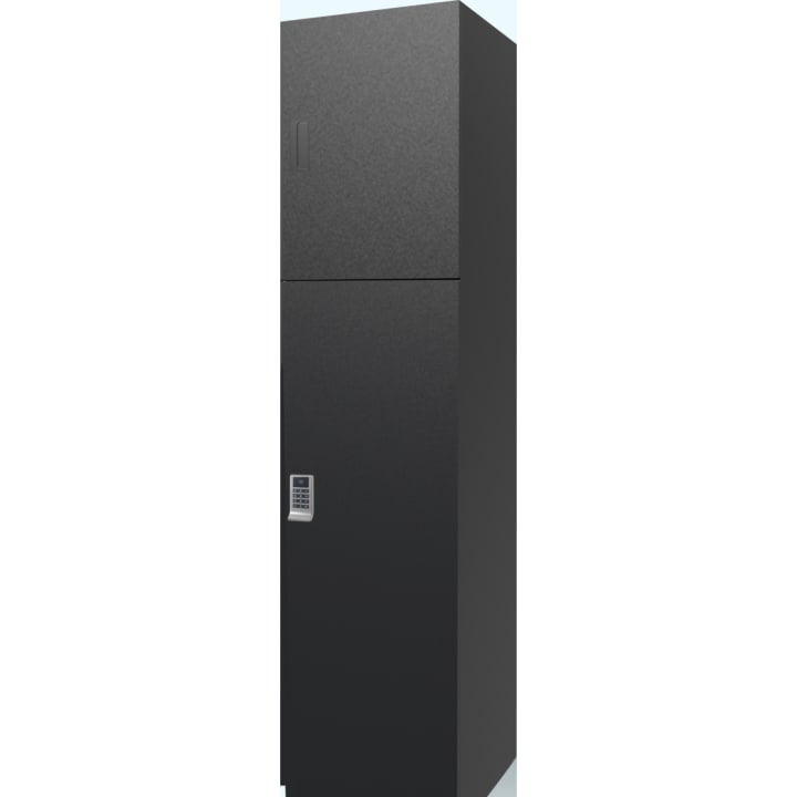 Express-Drop locker with a single drop chute