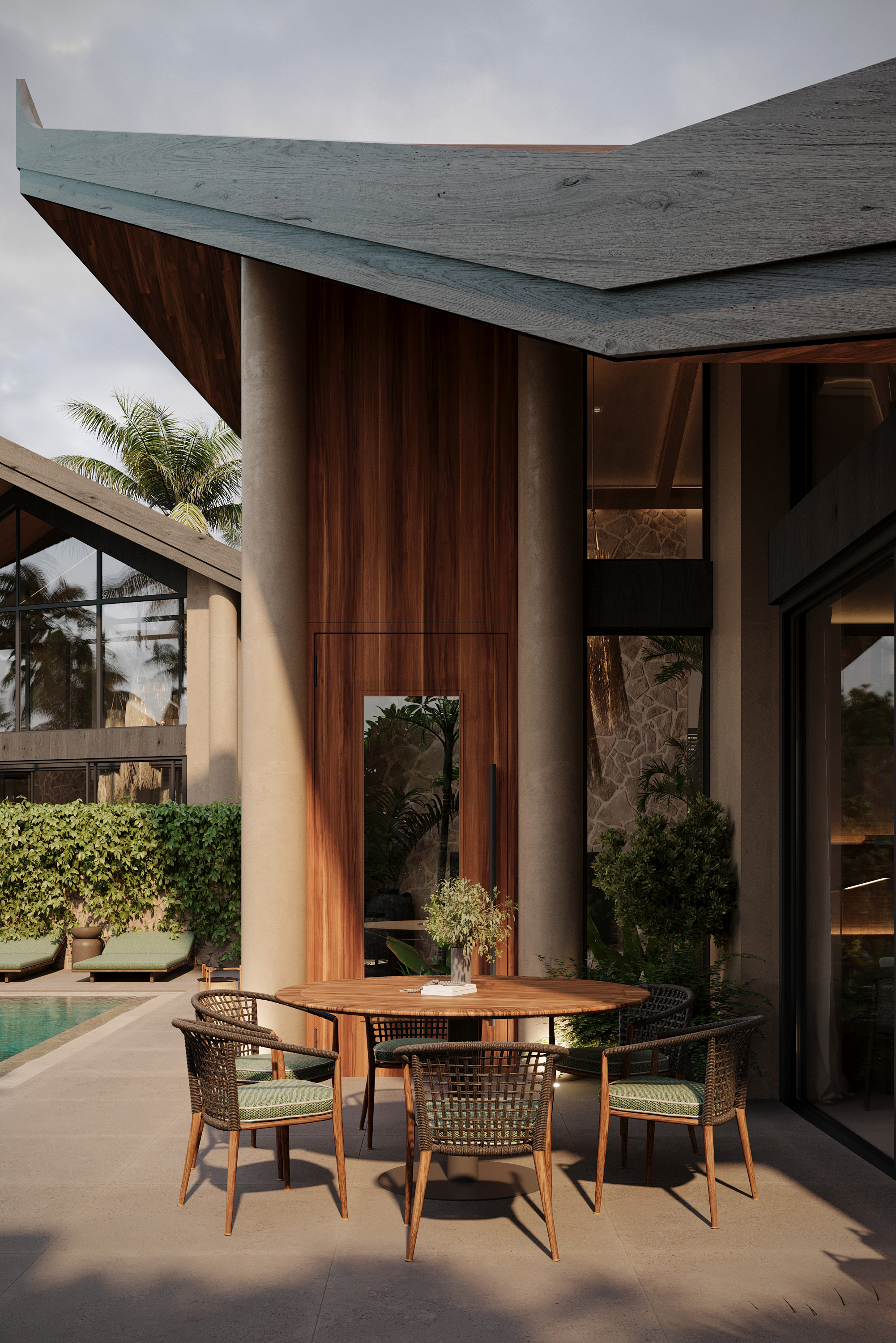 Halls of Eden villa exterior