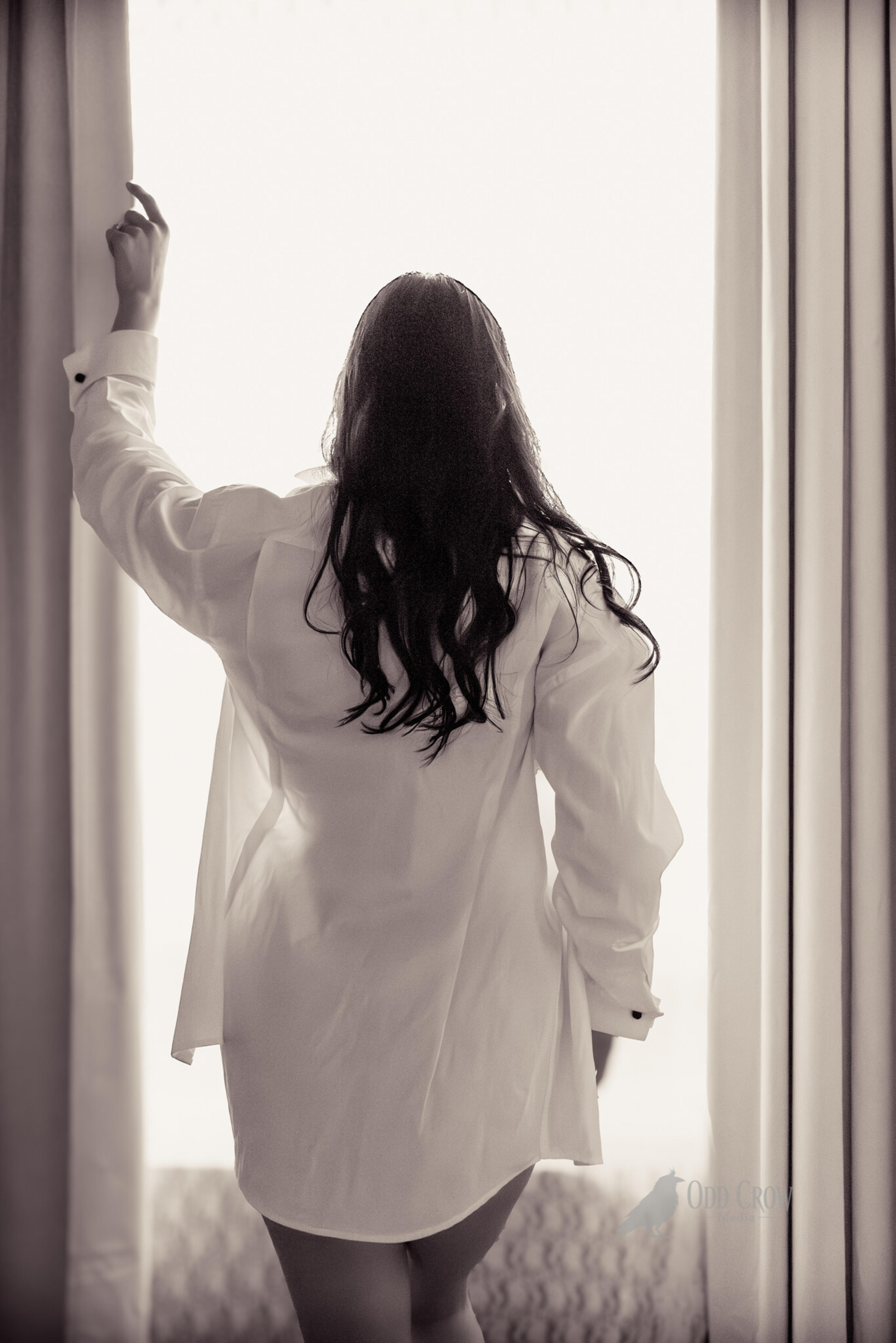 Boudoir portrait — quiet confidence, Odd Crow Media photography, Port Angeles Washington