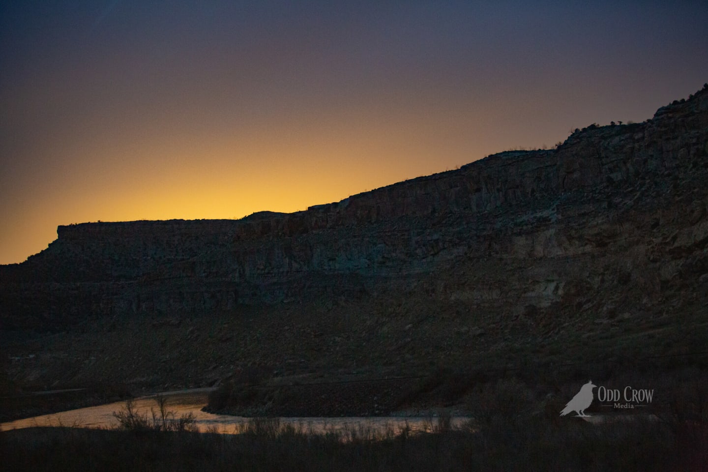 Road trip fine art photography — empty landscape, PNW, Odd Crow Media