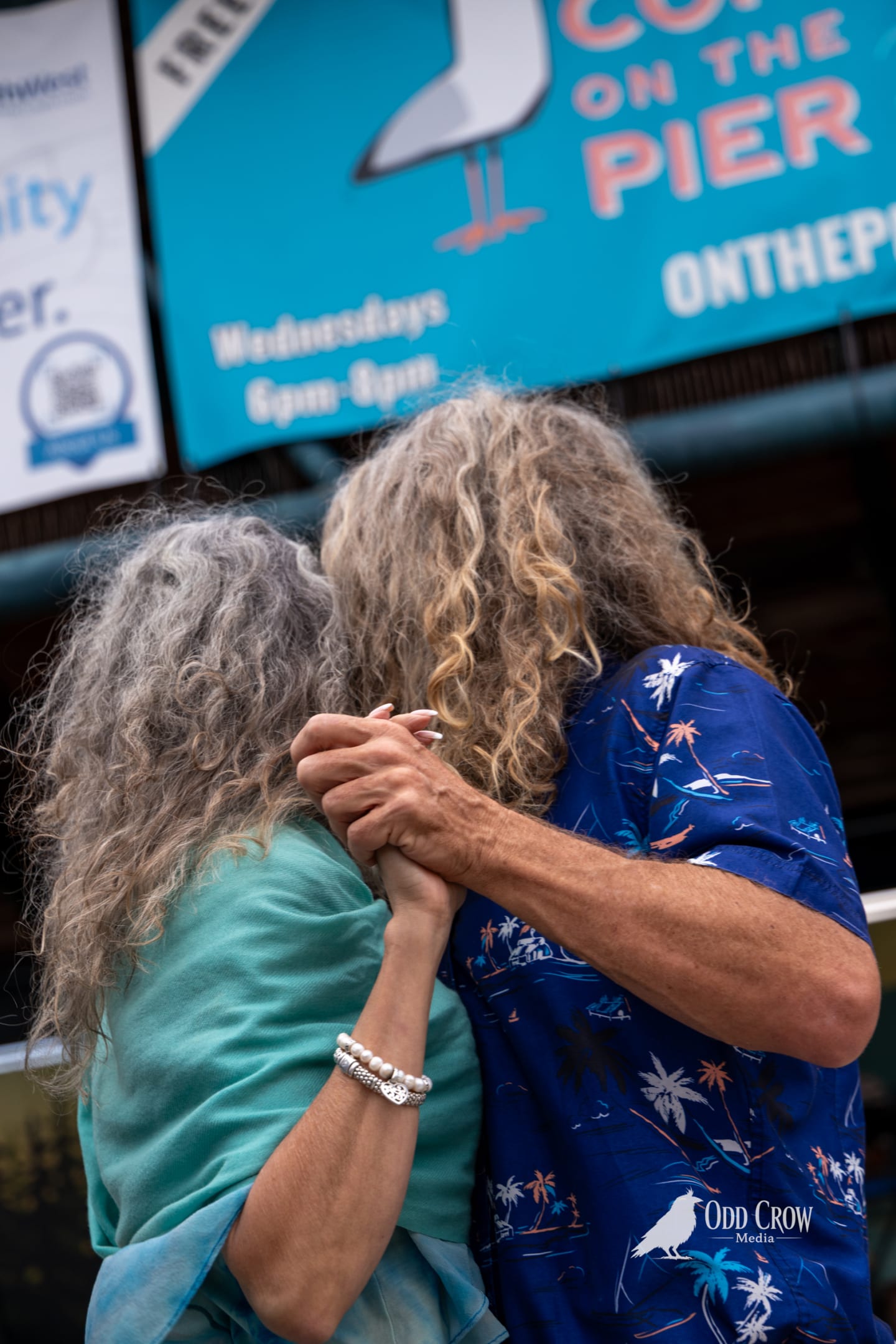 Crowd dancing at Concerts on the Pier during Ska Island's set