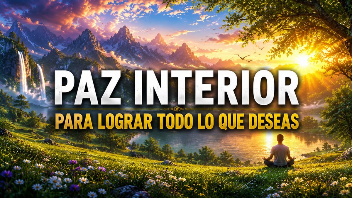PAZ INTERIOR PARA LOGRAR TODO LO QUE DESEAS 1 PAZ INTERIOR PARA LOGRAR TODO LO QUE DESEAS