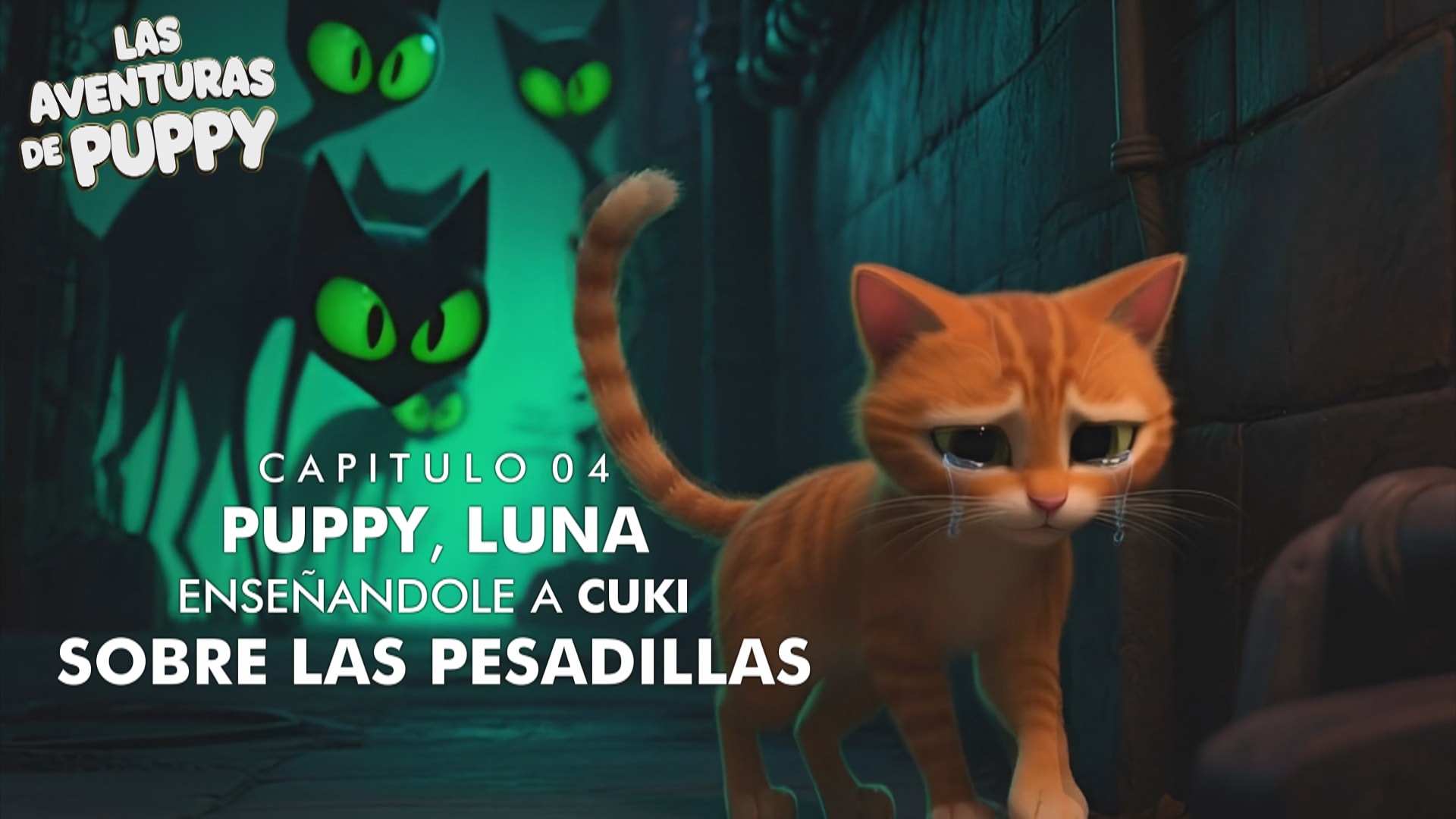 Las Aventuras de Pupy, Nuevos cuentos animados infantiles, NUEVOS CAPITULOS 1 PUPPY y LUNA ENSEÑANDOLE A CUKI SOBRE LAS PESADILLAS