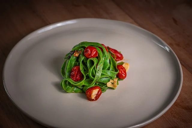 Fideos de ESPINACA