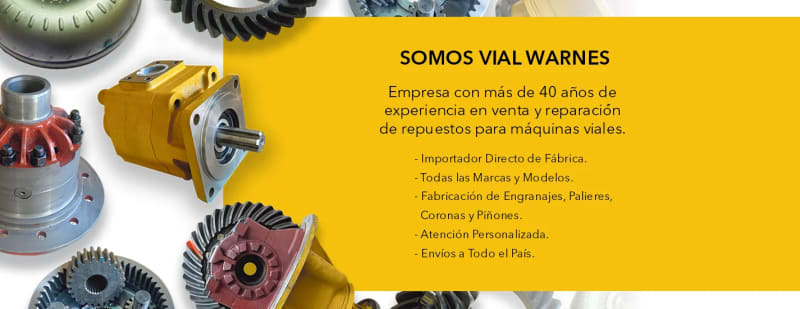 VIAL WARNES, repuestos para máquinas viales