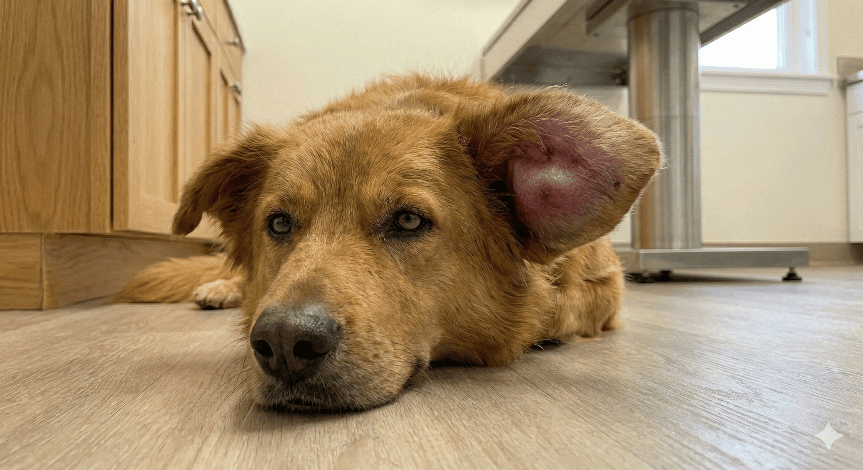 Case Report: Aural Hematoma Management in a Shepherd Mix