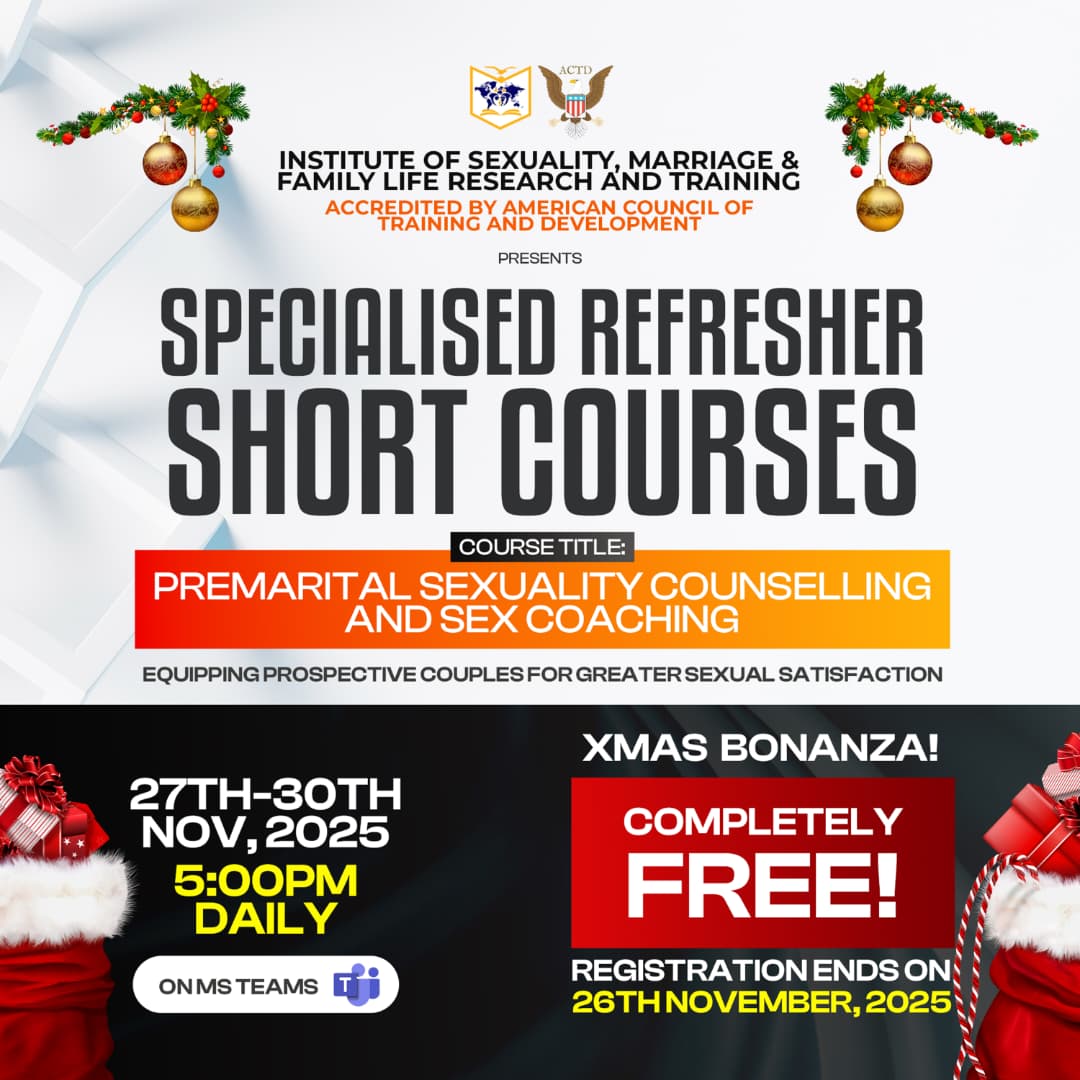 PRE-MARITAL SEXUALITY COUNSELLING & SEX COACHING