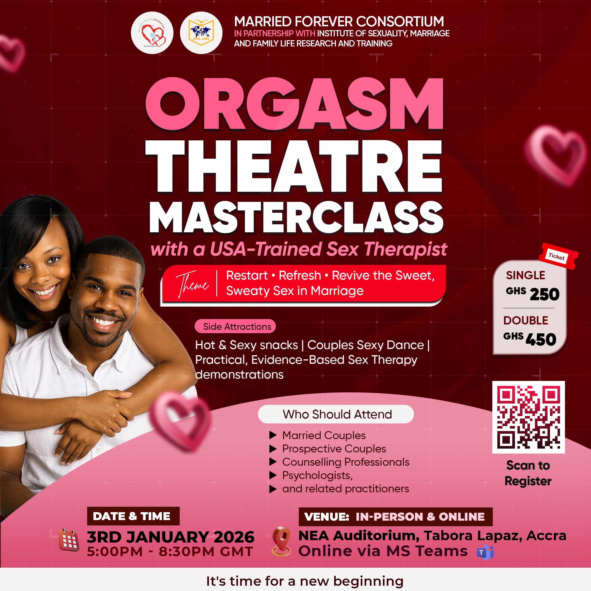 ORGASM THEATRE MASTERCLASS