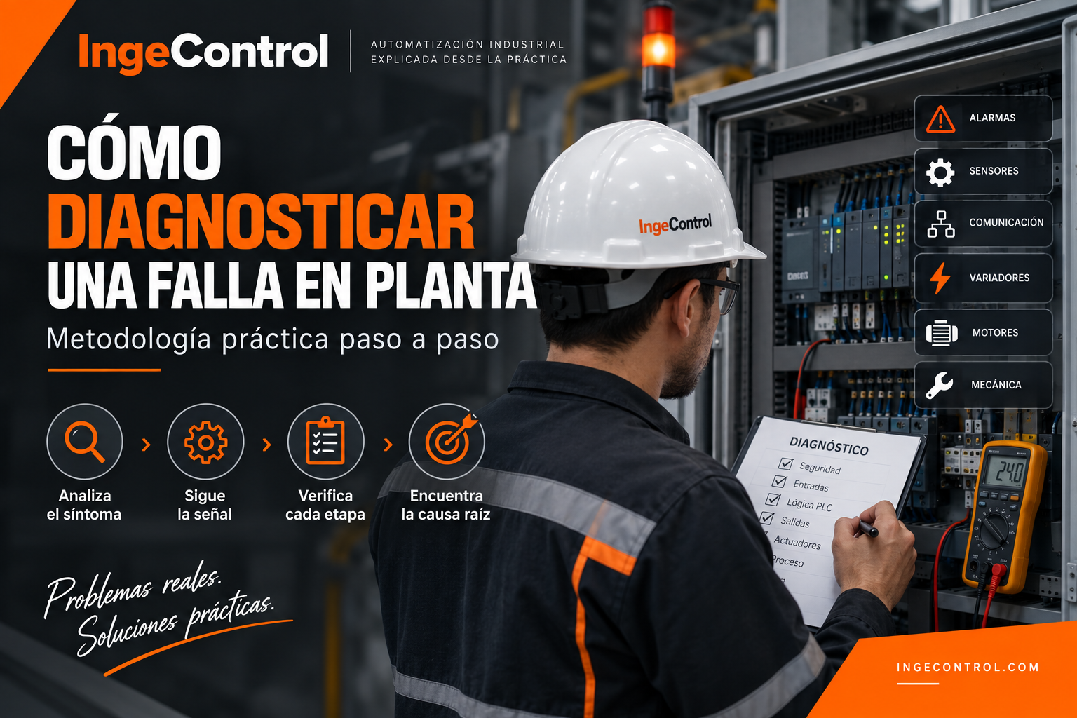 Cómo diagnosticar una falla en planta: metodología práctica paso a paso