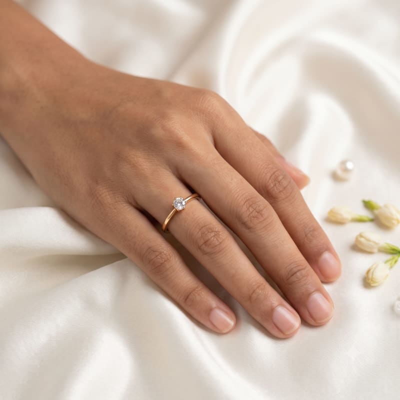 Princess Cut Solitaire Ring