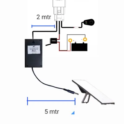 ADAPTADOR PARA STARLIK ELEVADOR A 35V 400 WATTS DIRECTO A BATERIA - miniatura 2