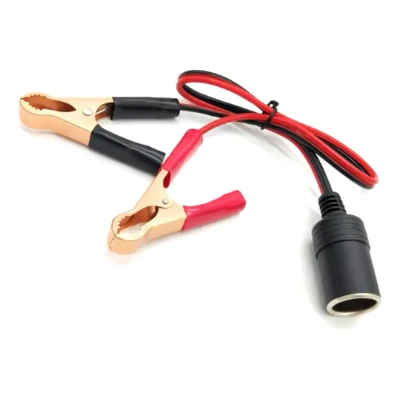 Imagen principal de ADAPTADOR PARA BATERIA CON PINZAS COCODRILO Imagen principal de ADAPTADOR PARA BATERIA CON PINZAS COCODRILO