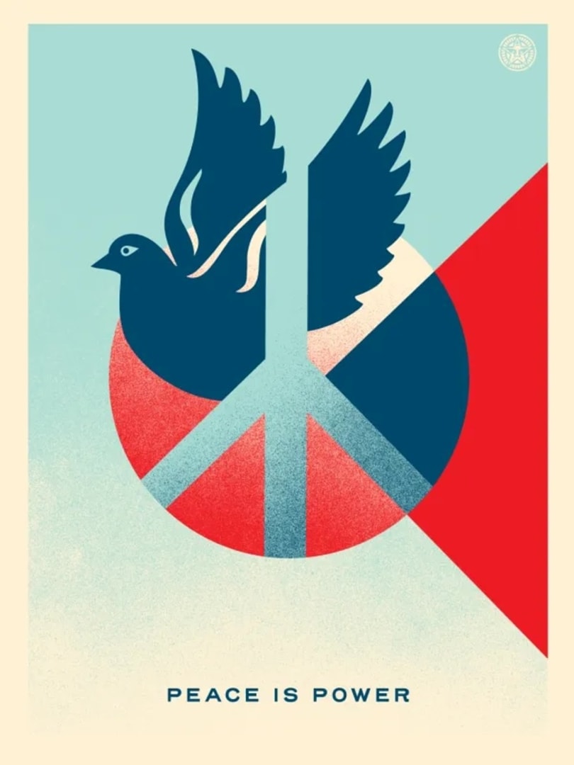Peace is Power (Blue Dove) – Shepard Fairey (OBEY)