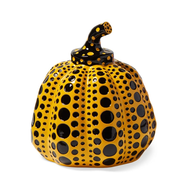 Pumpkin (Black and Yellow) – Yayoi Kusama