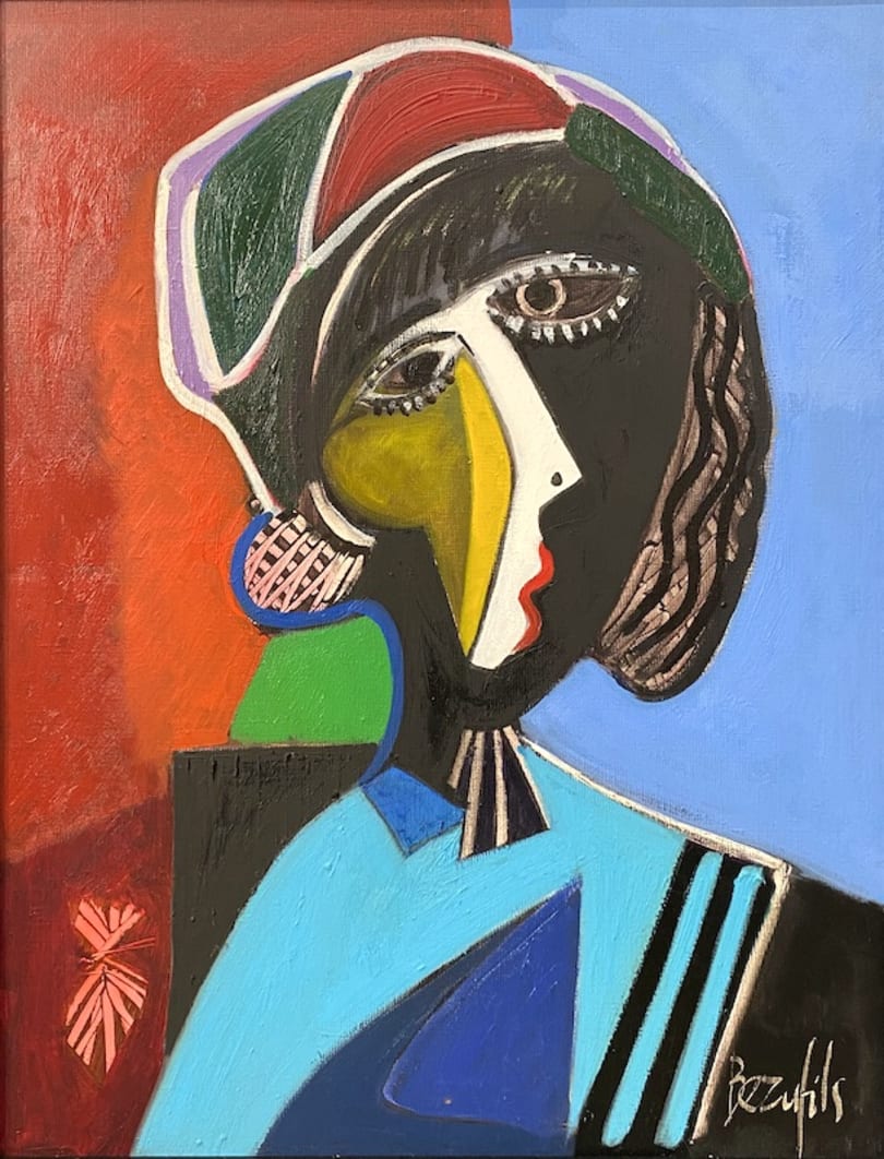 Portrait de femme cubiste – Jean-Luc Beaufils