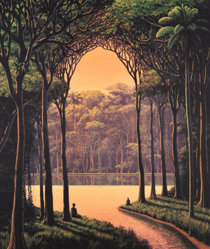 Contemplar al Otro en Tarde Rosa – Tomás Sánchez