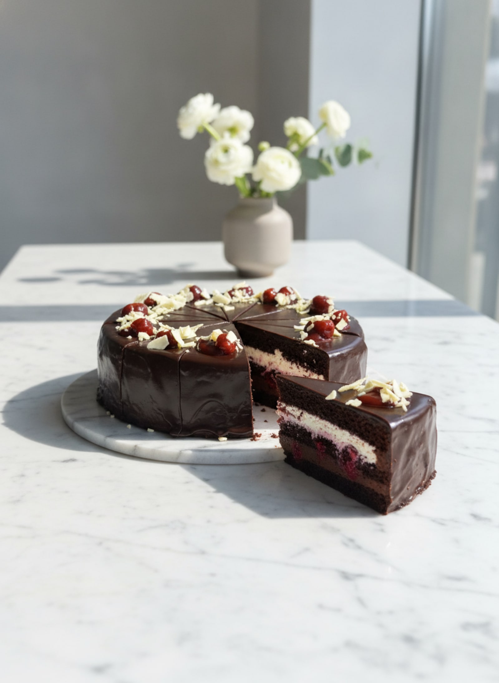 Belgická torta s jahodami, torta na objednávku Bratislava, City Cake Company