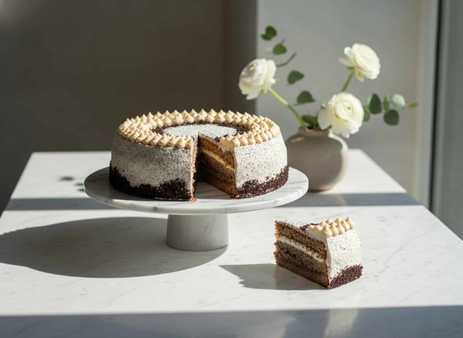 Poppy Seed Dulce de Leche Cake, custom cake made to order in Bratislava, City Cake Company