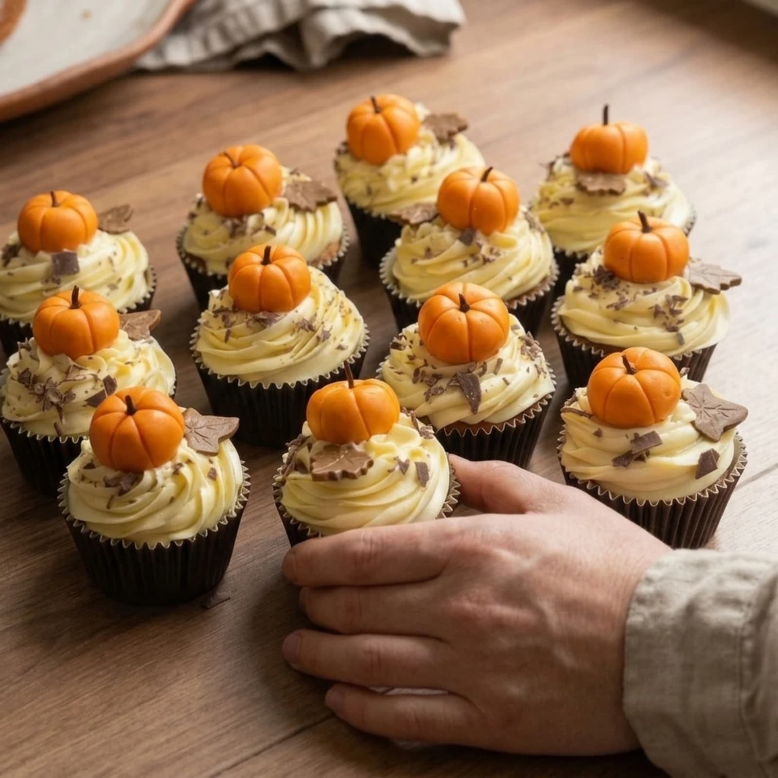 Tekvicové cupcakes, torta na objednávku Bratislava, City Cake Company
