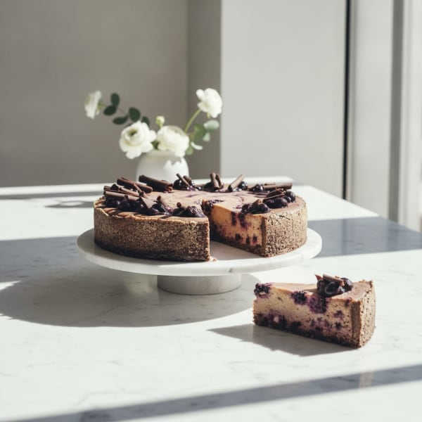 Blueberry Brownie Cheesecake — City Cake Company Bratislava