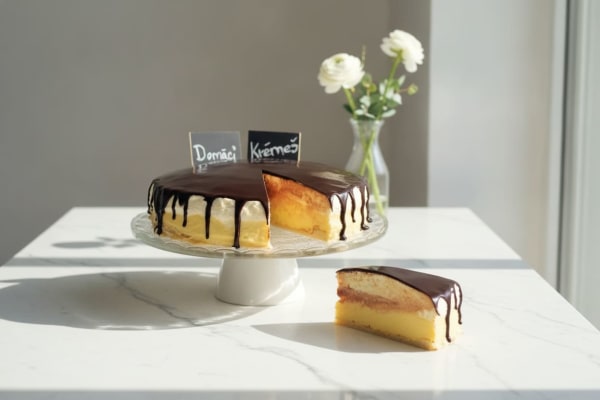 Homemade Vanilla Custard Slice — City Cake Company Bratislava