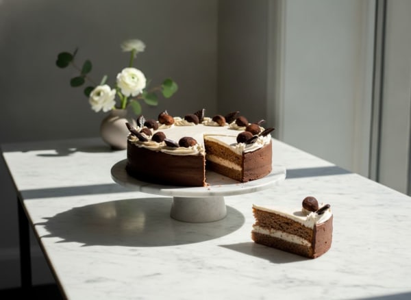 Gluten-Free Chestnut Truffle Cake — City Cake Company Bratislava