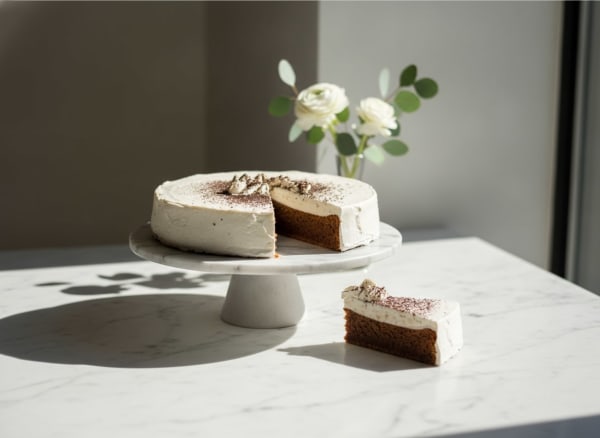 Gluten-Free Chestnut Cake with Whipped Cream — City Cake Company Bratislava