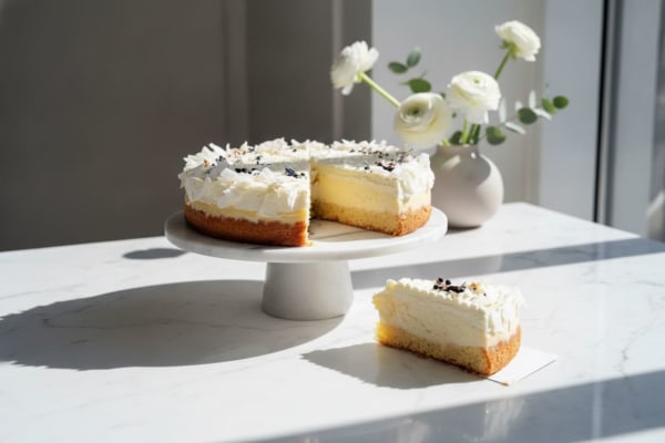 Light Coconut Cheesecake — City Cake Company Bratislava