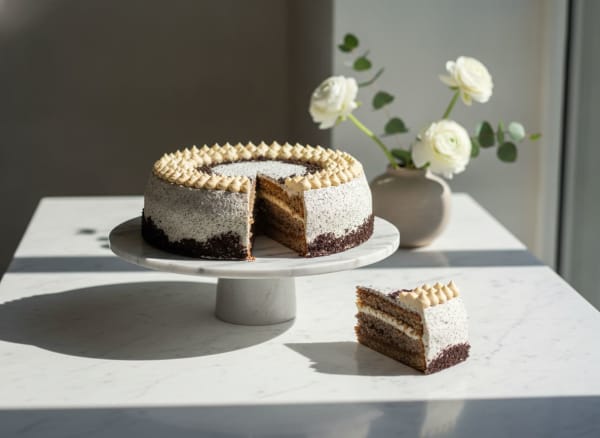 Poppy Seed Dulce de Leche Cake — City Cake Company Bratislava