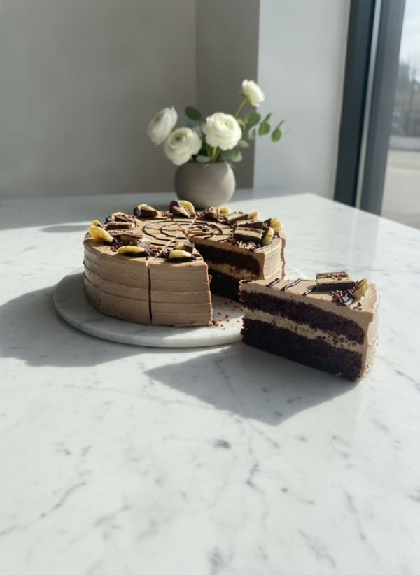 Nougat Cake with Banana — City Cake Company Bratislava