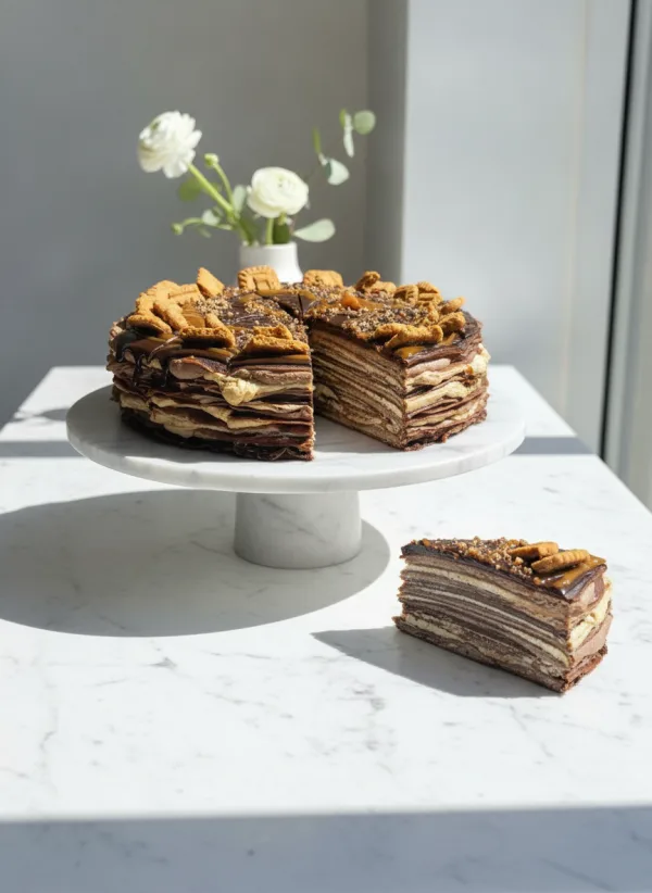 Palacinková torta s karamelom a čokoládou — City Cake Company Bratislava