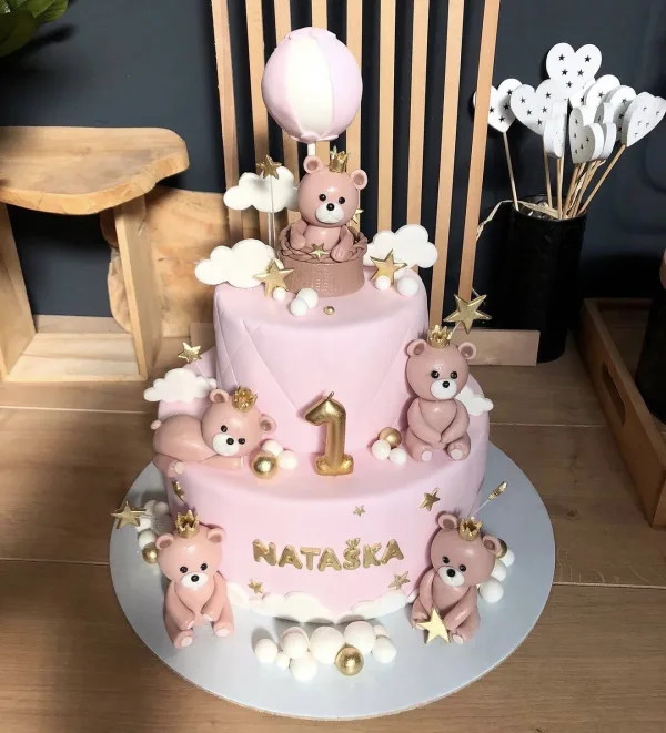 Bezlepkova detska torta ruzova krst bratislava
