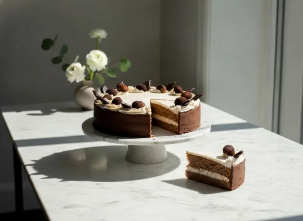 Trufle gaštanová bezlepková torta